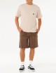 Pantaloncini Boardshort Volley Premium Surf Check Coffee