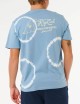 T-shirt a maniche corte Pacific Rinse Fin Faded Denim