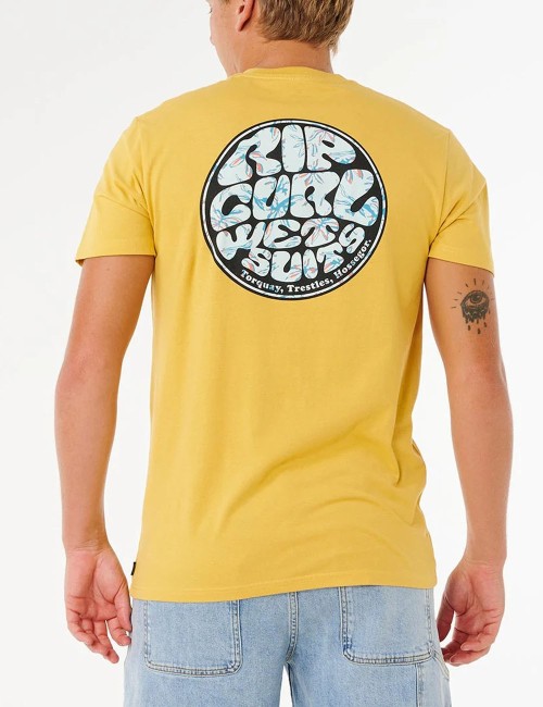 T-shirt a maniche corte Wettie Passage Icon Ochre
