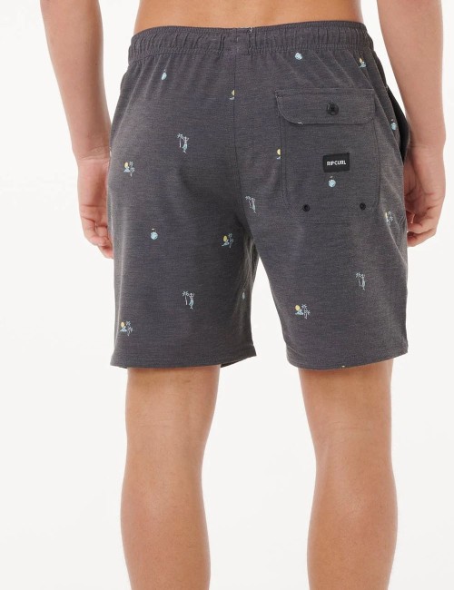 Costume Boardshort Volley Skelly Breach Black
