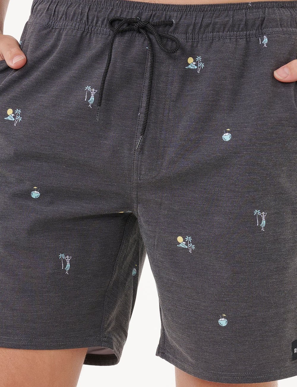 Costume Boardshort Volley Skelly Breach Black