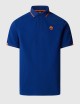 Polo con dettagli fluo ELECTRIC BLUE