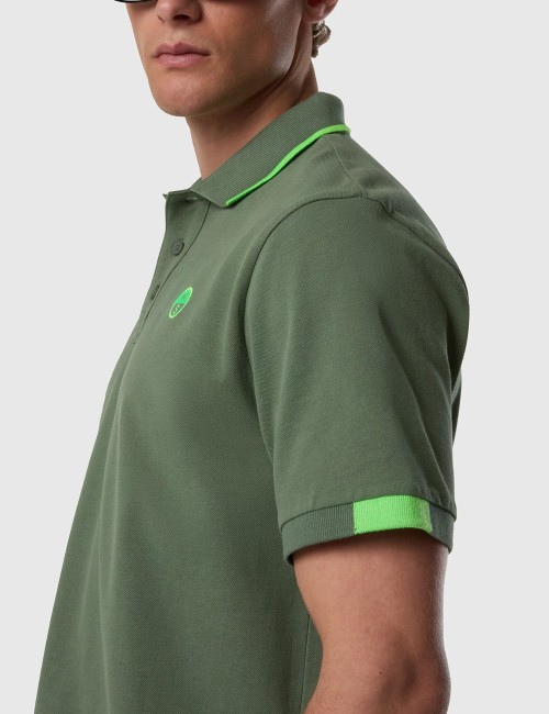 Polo con dettagli fluo LAUREL WREATH