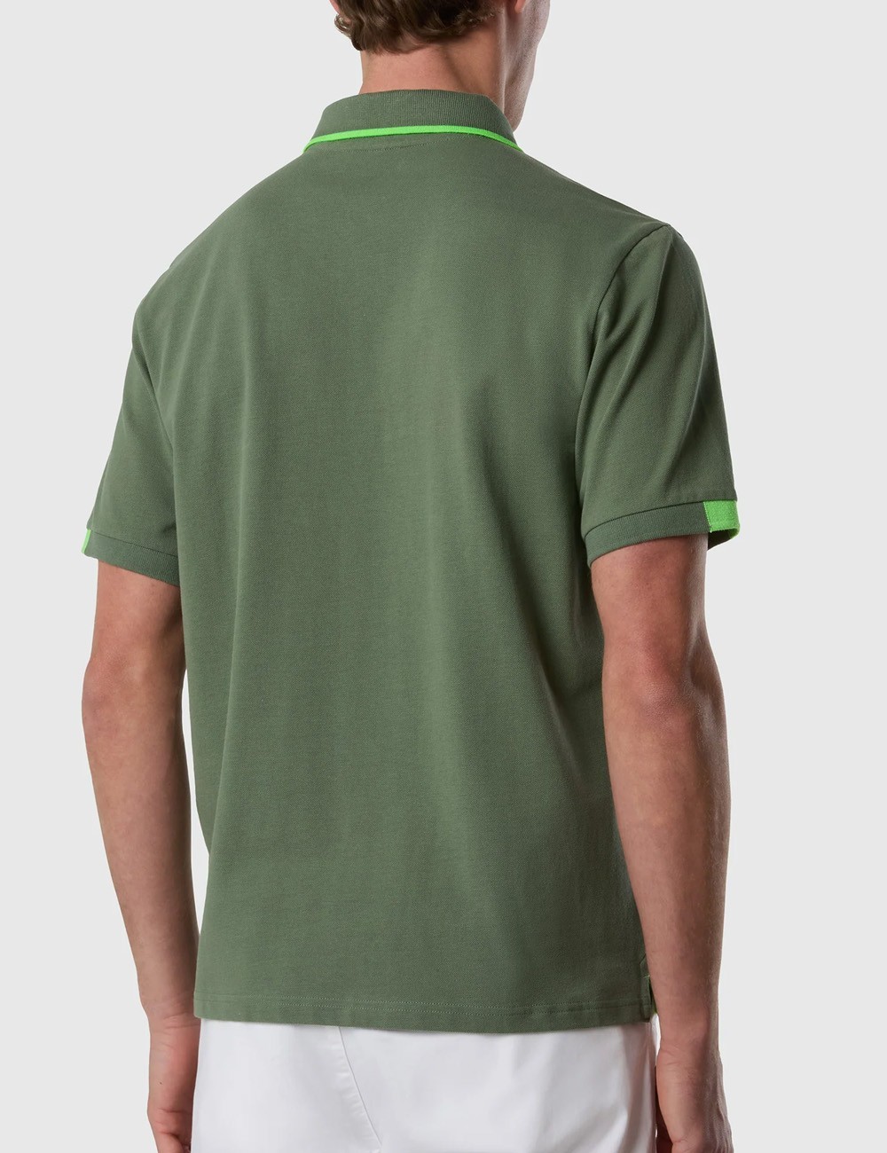 Polo con dettagli fluo LAUREL WREATH