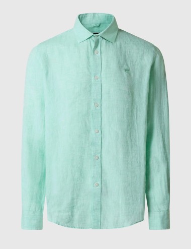 Camicia di lino a maniche lunghe CABBAGE