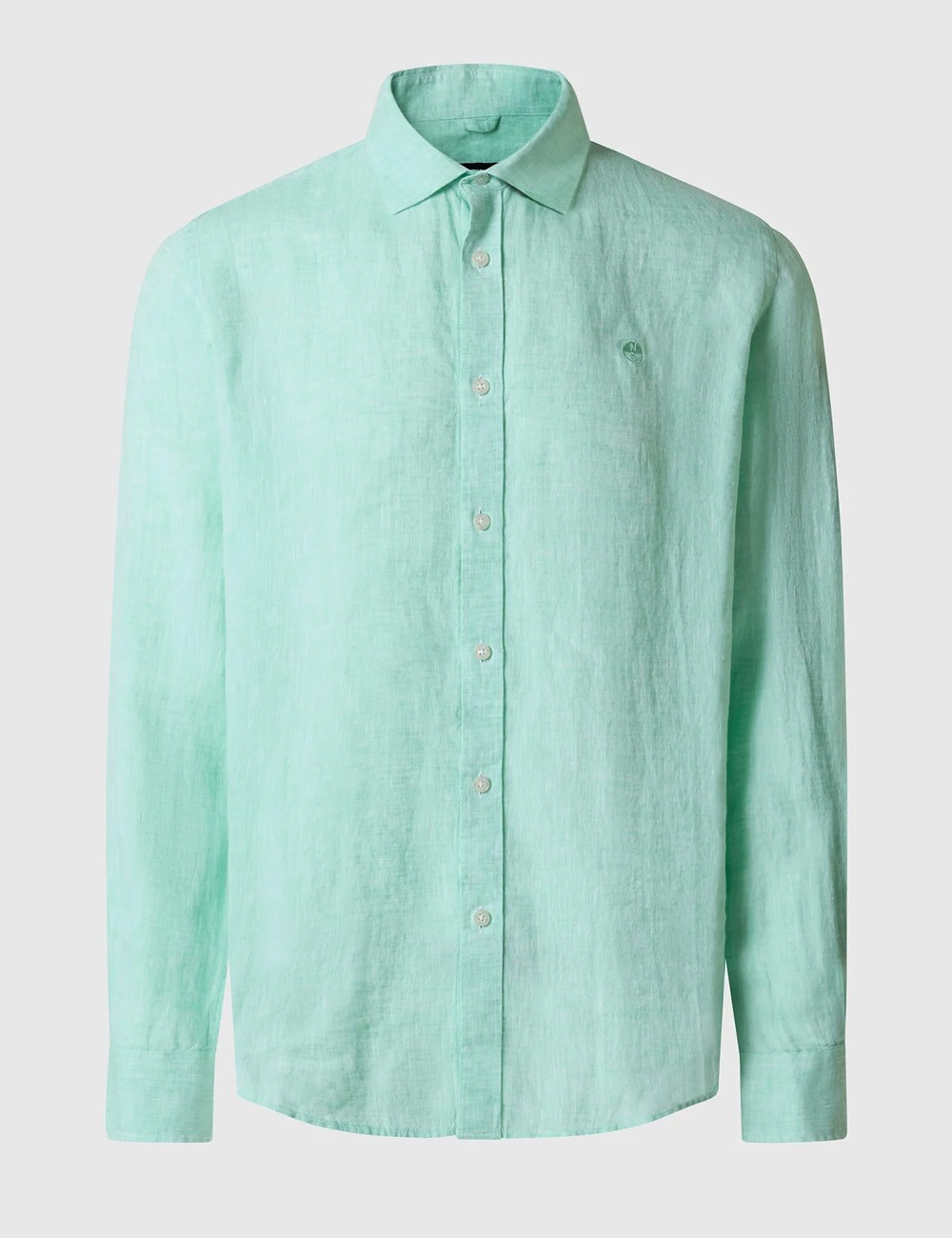 Camicia di lino a maniche lunghe CABBAGE