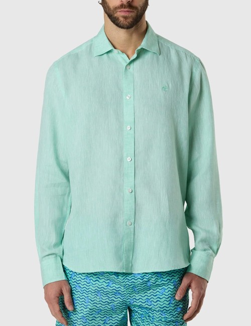 Camicia di lino a maniche lunghe CABBAGE