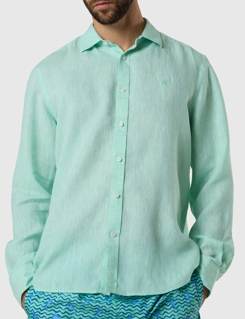 Camicia di lino a maniche lunghe CABBAGE