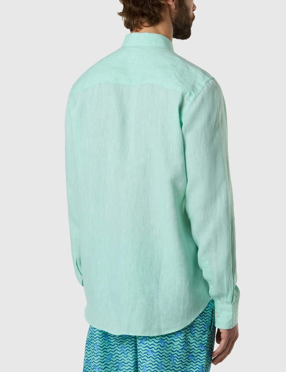 Camicia di lino a maniche lunghe CABBAGE