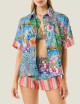 Camicia manica denim mexican