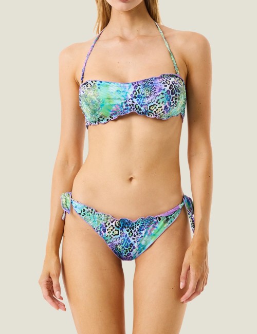 Fascie e slip frou frou patch animalier