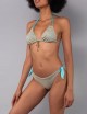 Bikini triangolo imbottito e brasiliana annodata Giamaica